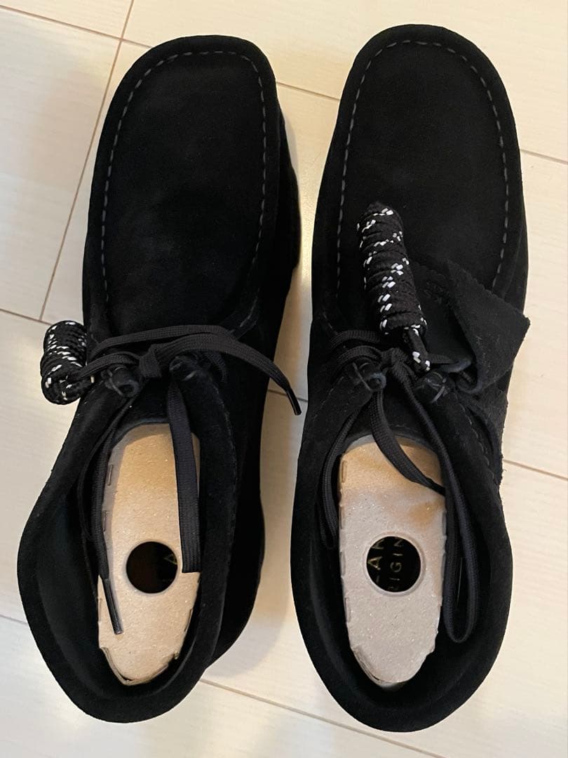 クラークス ワラビーブーツ GORETEX ブラック 25.5㎝