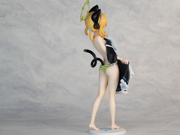 【塗装済み完成品】　才羽ミドリ（メイド）　ガレージキット　ブルーアーカイブ