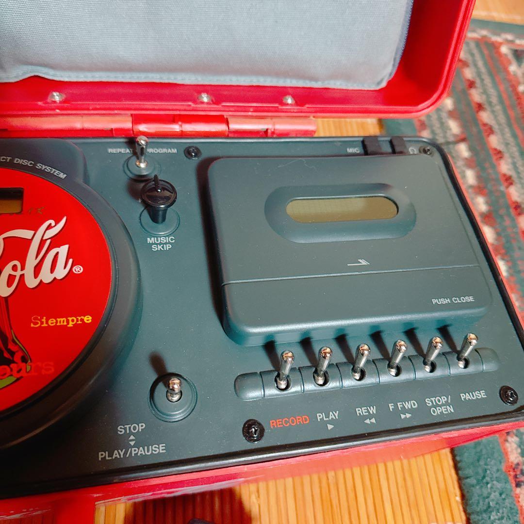 Coca-Cola コカコーラ　ポータブル　ラジカセ　アウトドア　　レア
