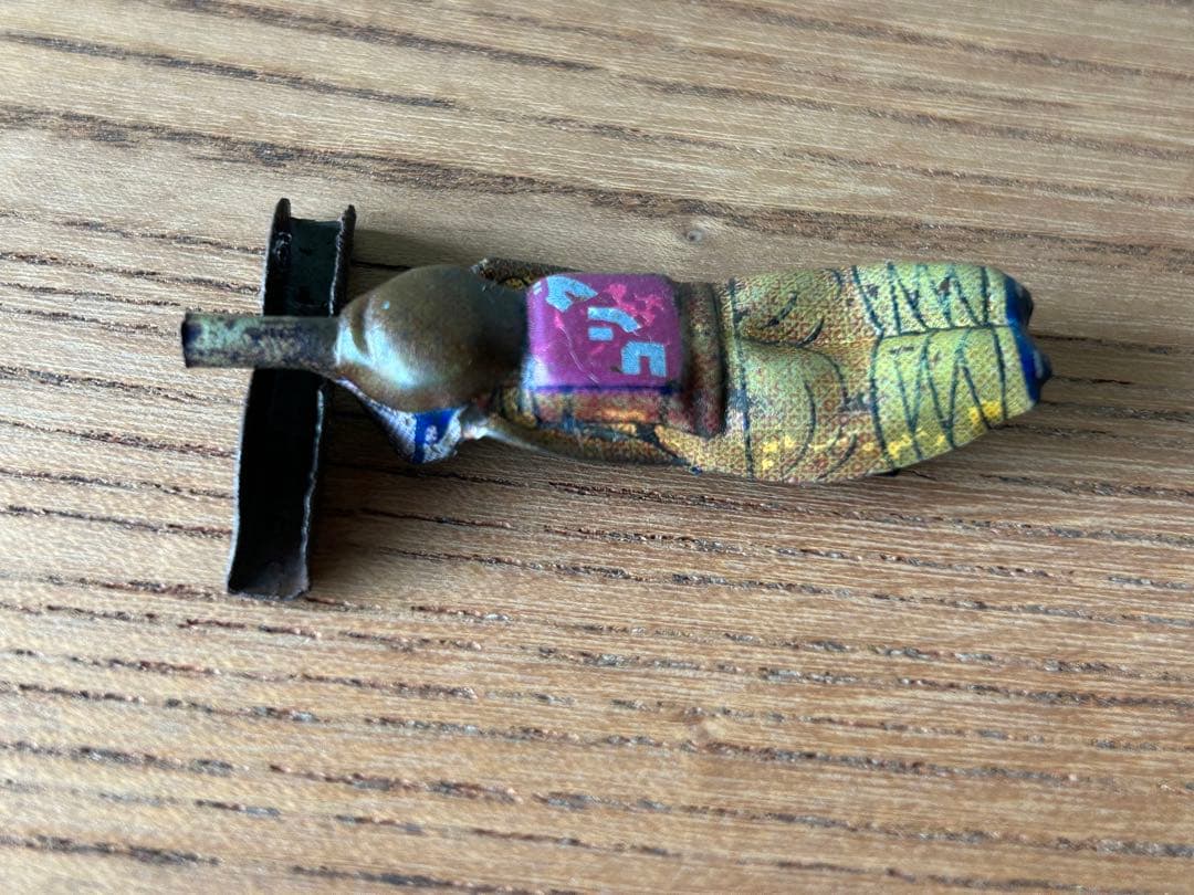 戦前 グリコのおまけ 昭和12年(1937年)頃 ブリキ製 銃を持った兵隊 貴重