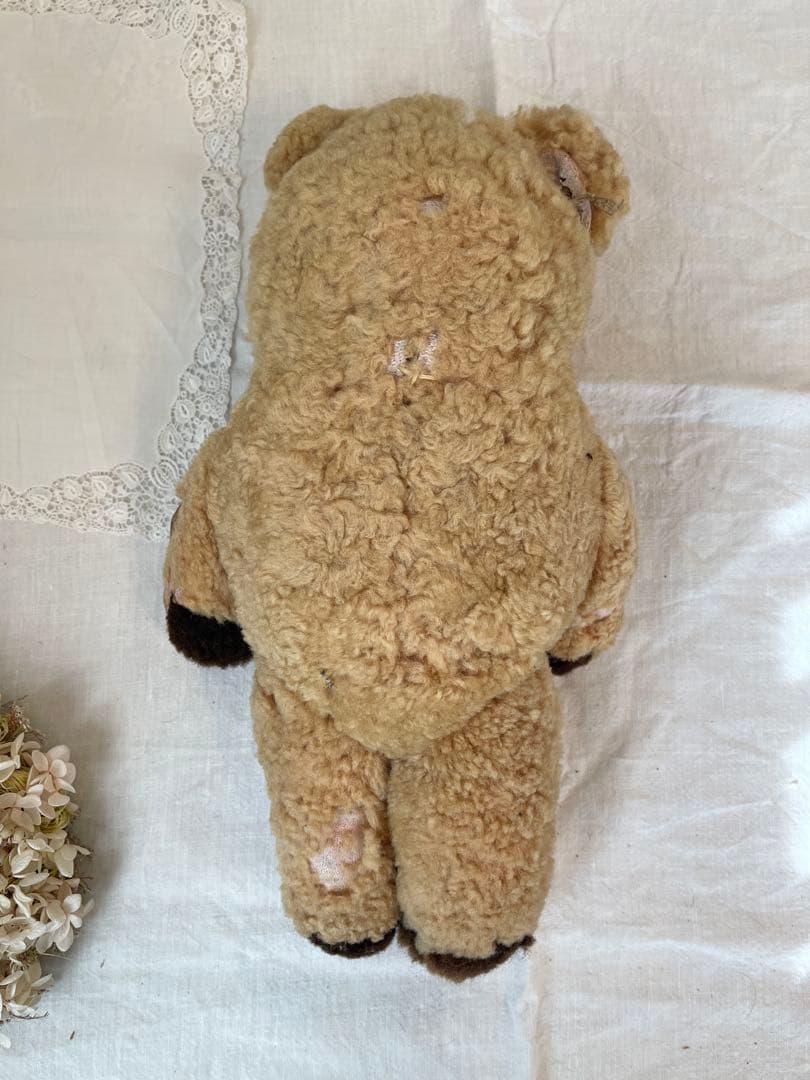j 佇むくまちゃん　アンティークベア　アンティークテディベア　イギリス