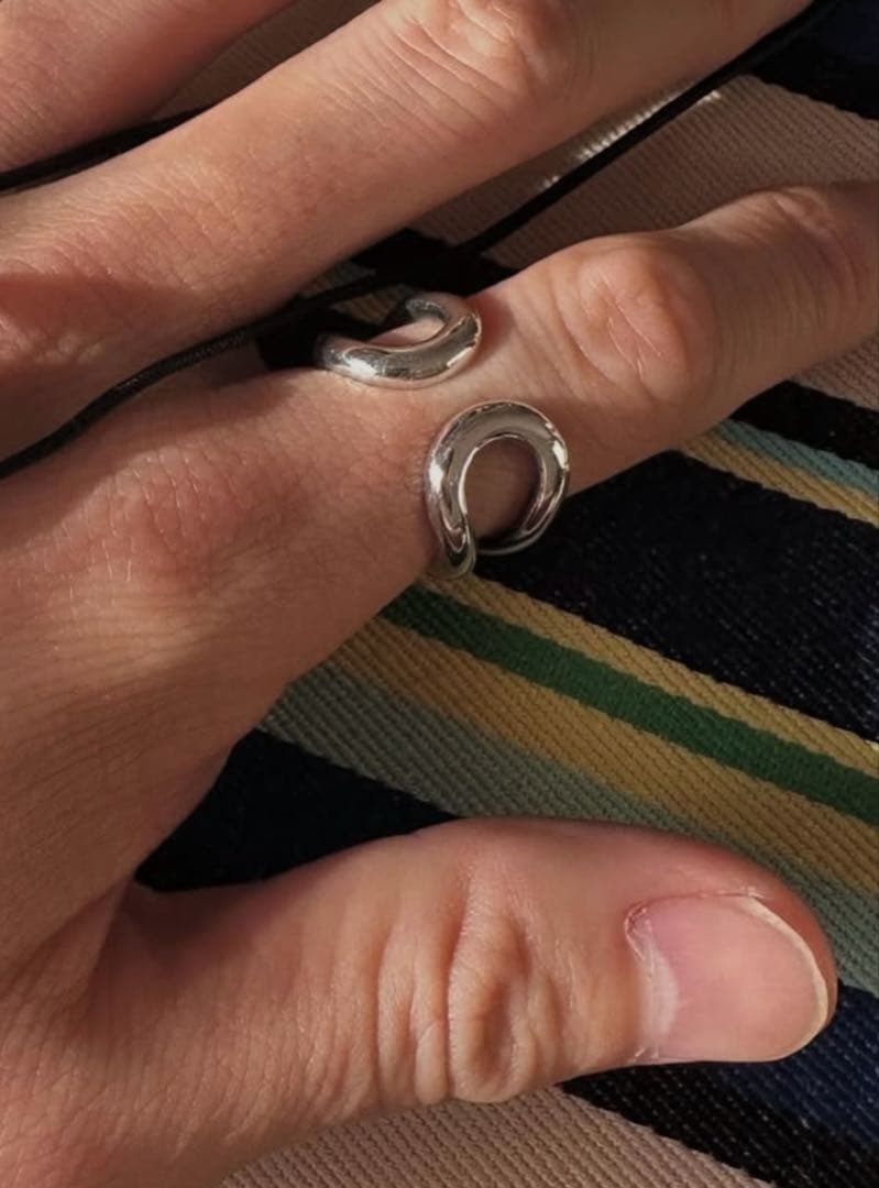 ヴィンテージHERMESエルメスLima リマリング　サイズ54 日本15.5号