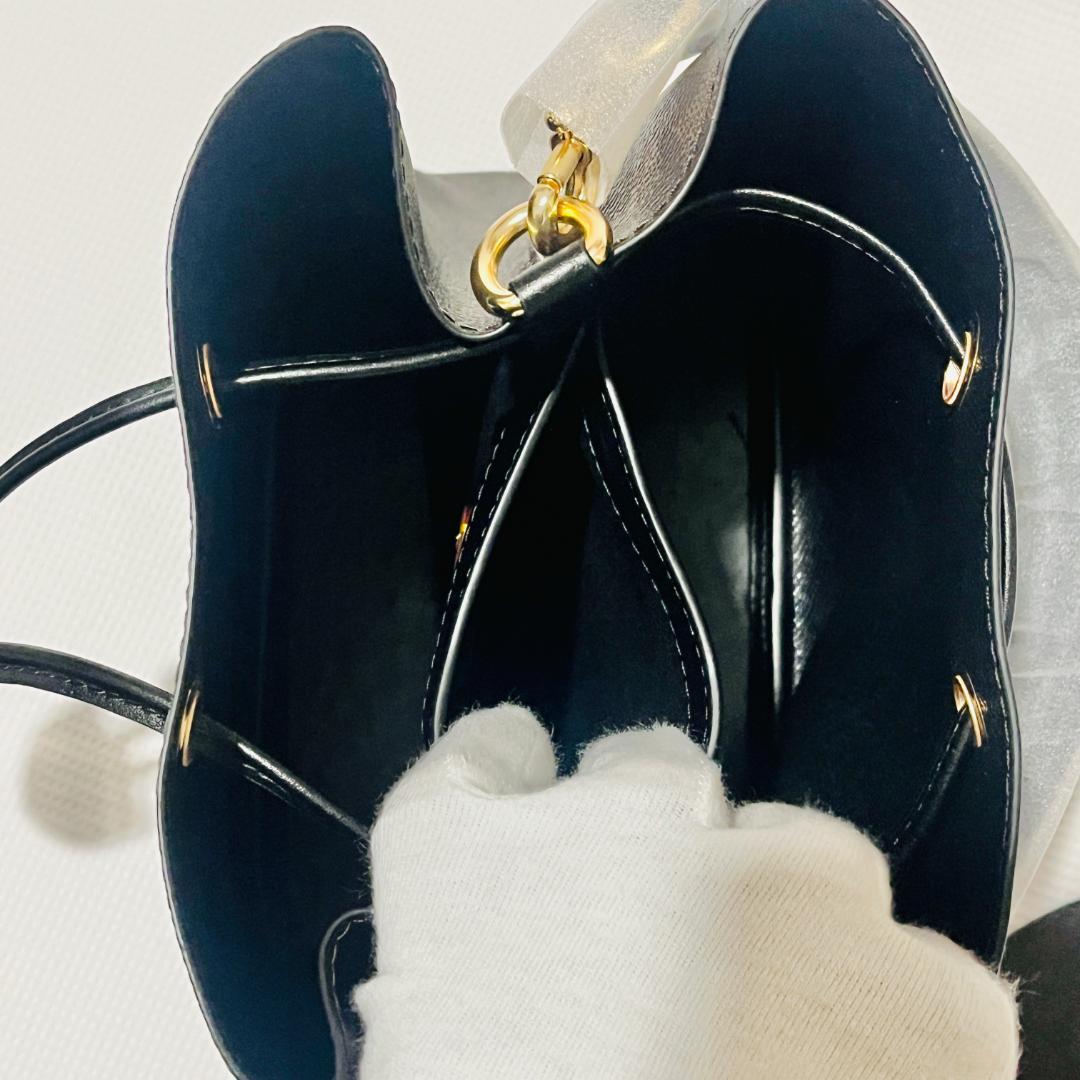 COACHコーチ シグネチャー ローアン バケット バッグ ブラウン キャンバス