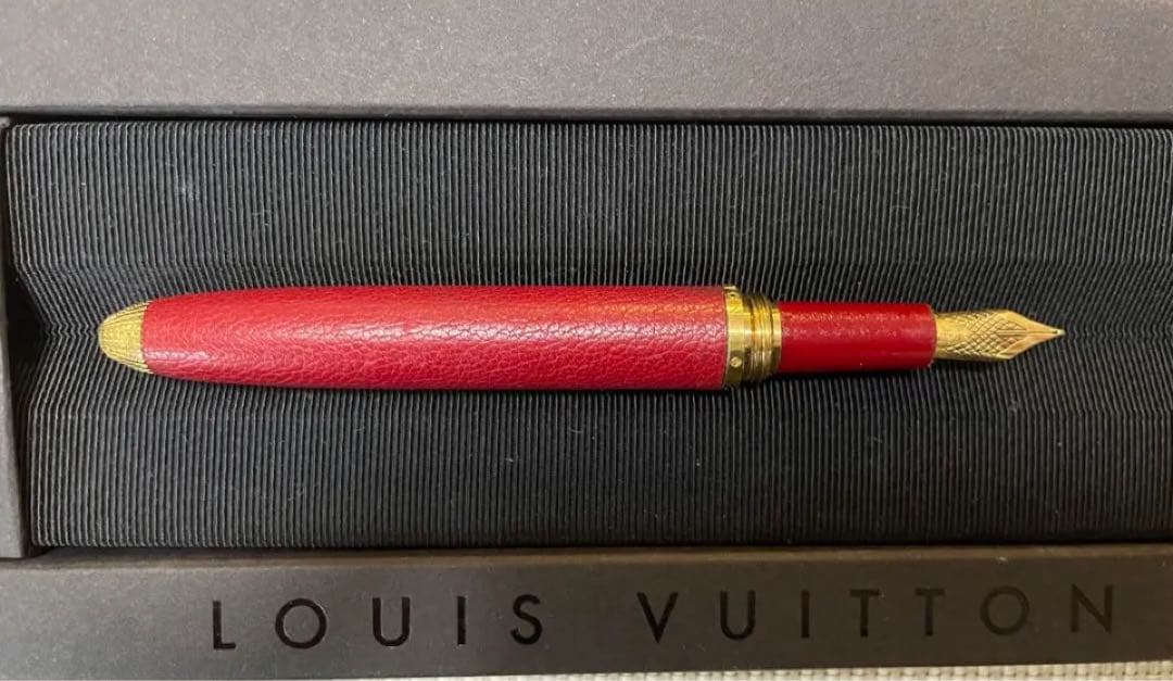 ルイヴィトン万年筆（18Ｋ）BOX・純正インクカートリッジ13本付き
