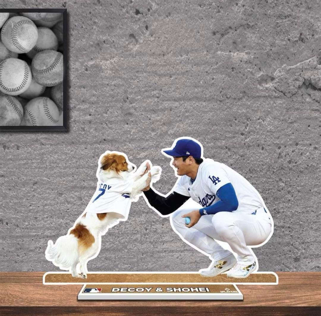 MLB正規品　新品　大谷翔平 & デコピン プレイヤースタンド アクスタ