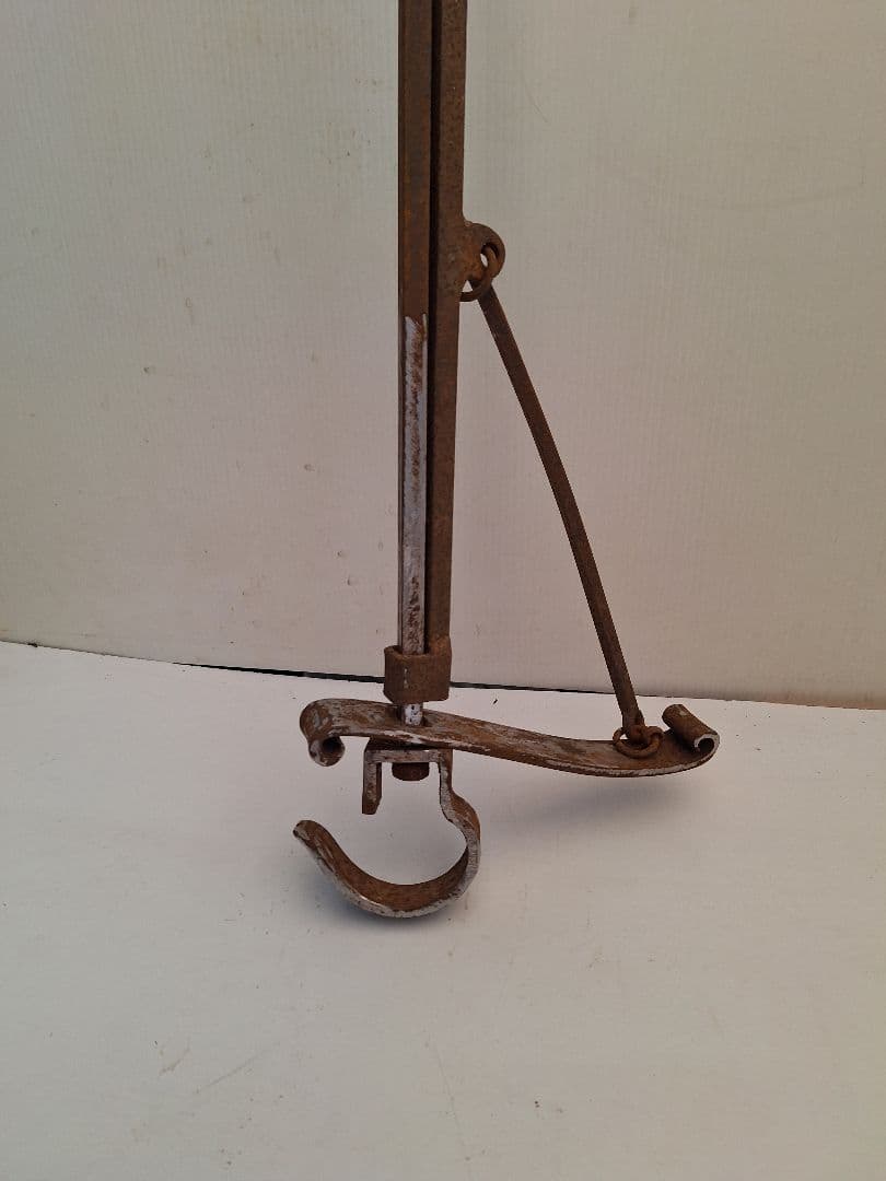 自在鉤　囲炉裏道具　アンティーク　鉄鉤　鉄鍋　引き取り専用