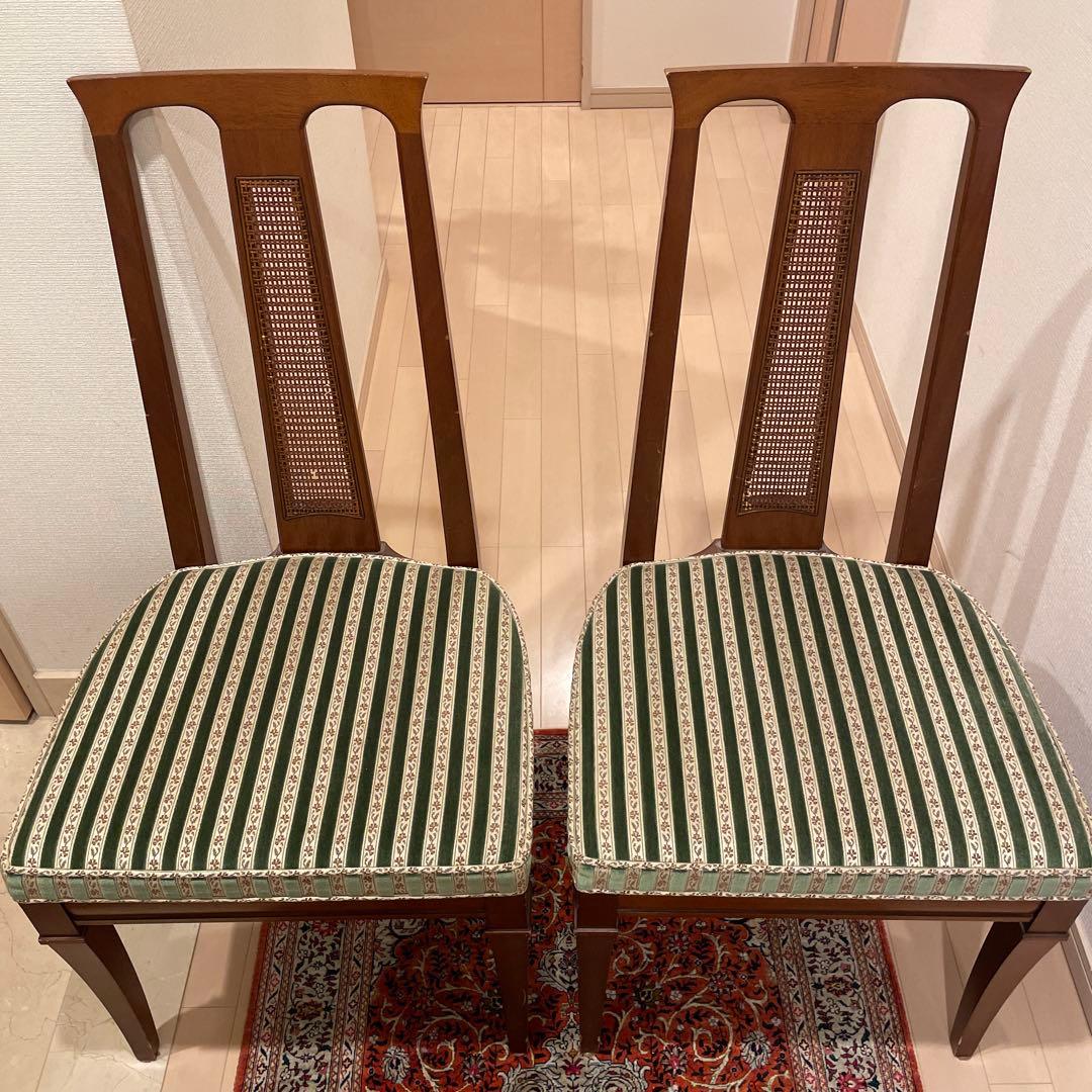 DREXEL HERITAGE ドレクセル ヘリテイジ ダイニングチェア　2脚