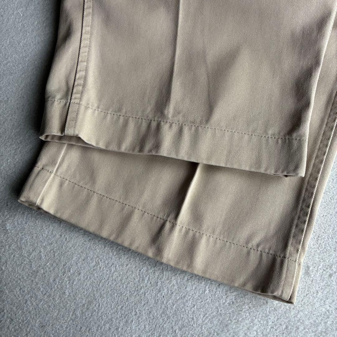 90s ポロバイラルフローレン 初期タグ ツータックチノパン ベージュ W31