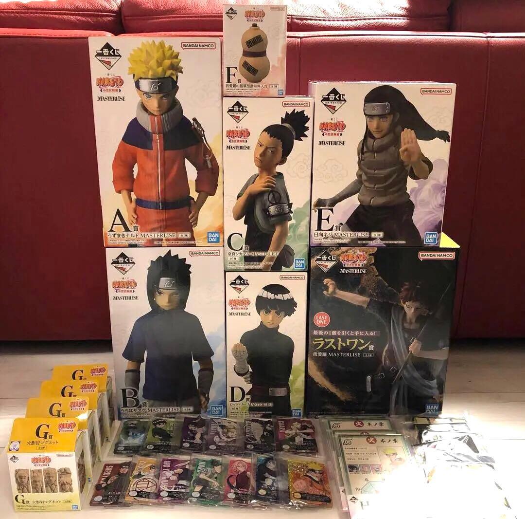 一番くじ NARUTO ナルト　中忍試験編 フィギュア　コンプリート　セミコンプ