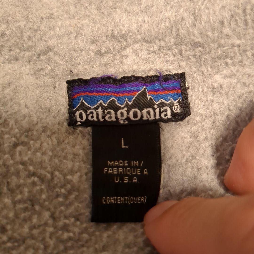 92年 USA製 Patagonia シェルドシンチラ ネイビー Lサイズ