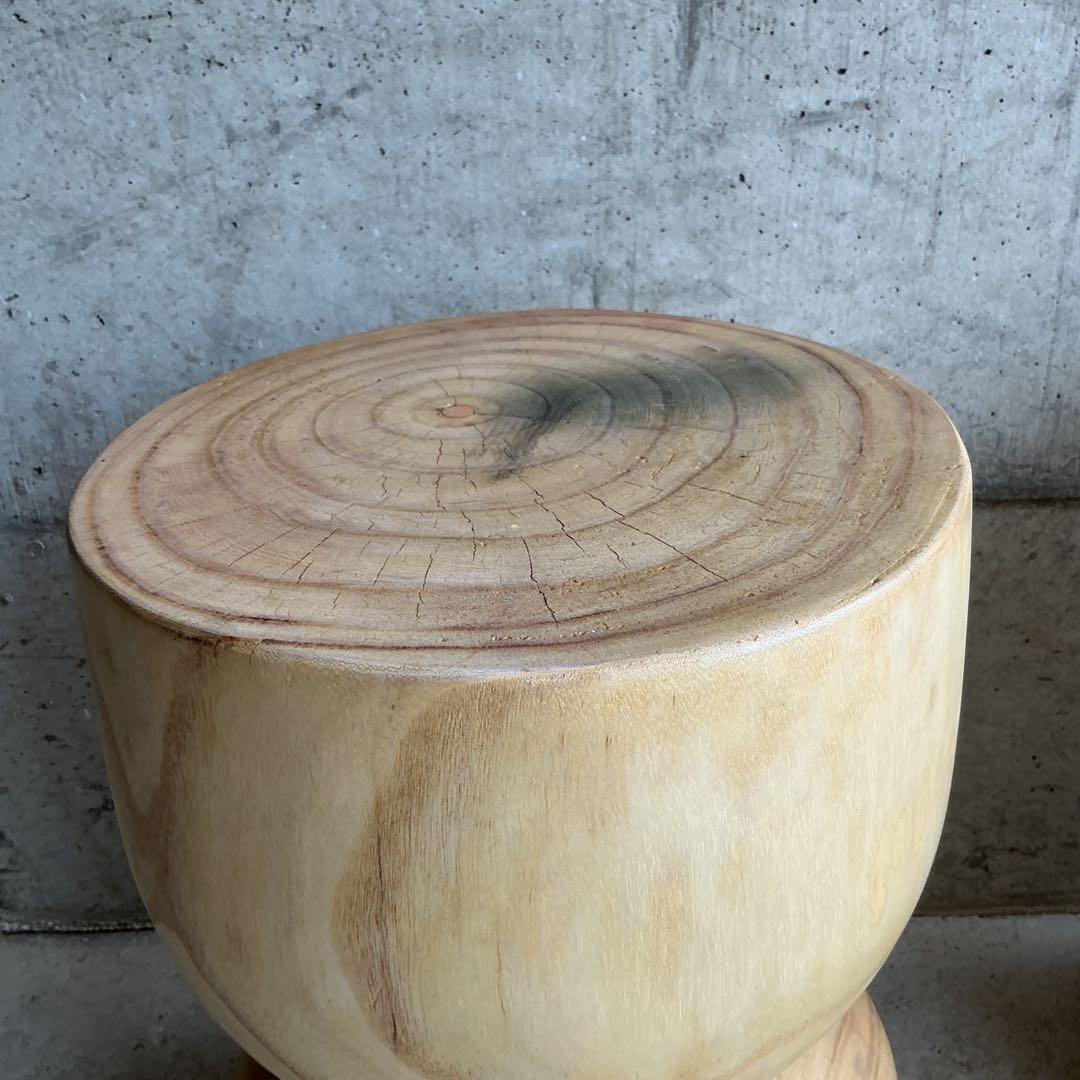 スツール　飾り台　サイドテーブル　オブジェ　無垢