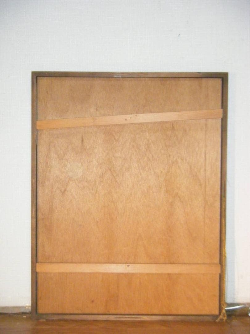 【真作】版画　作者不詳　サイン有　木版画　入魂　名品　T116