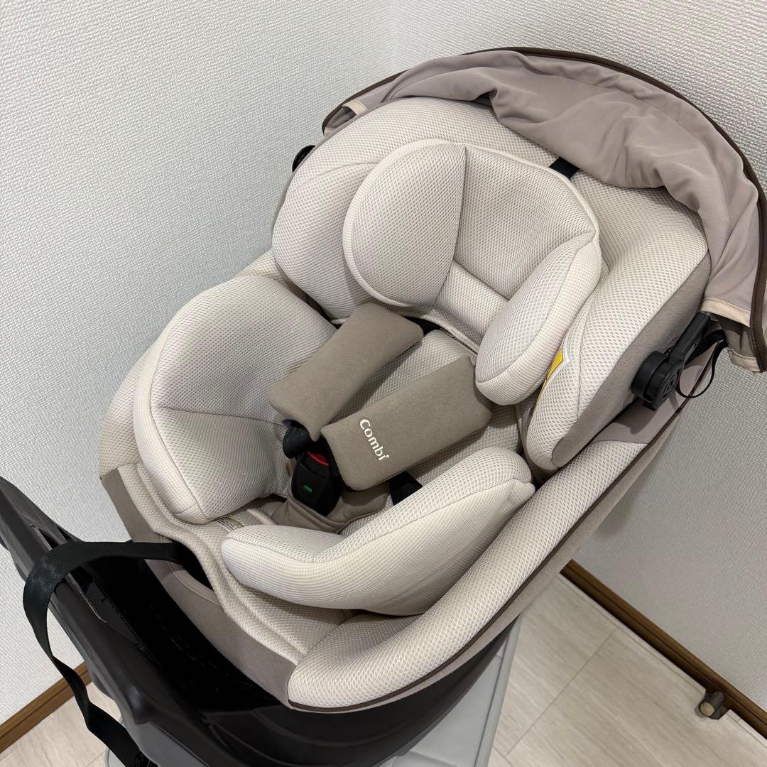 【極美品】クルムーヴスマートISOFIX エッグショック tete a tete