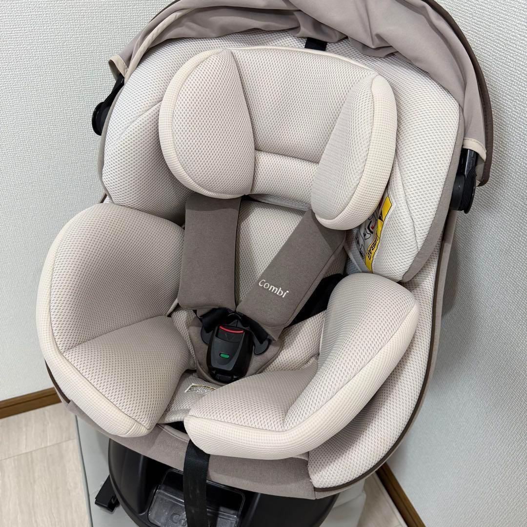 【極美品】クルムーヴスマートISOFIX エッグショック tete a tete