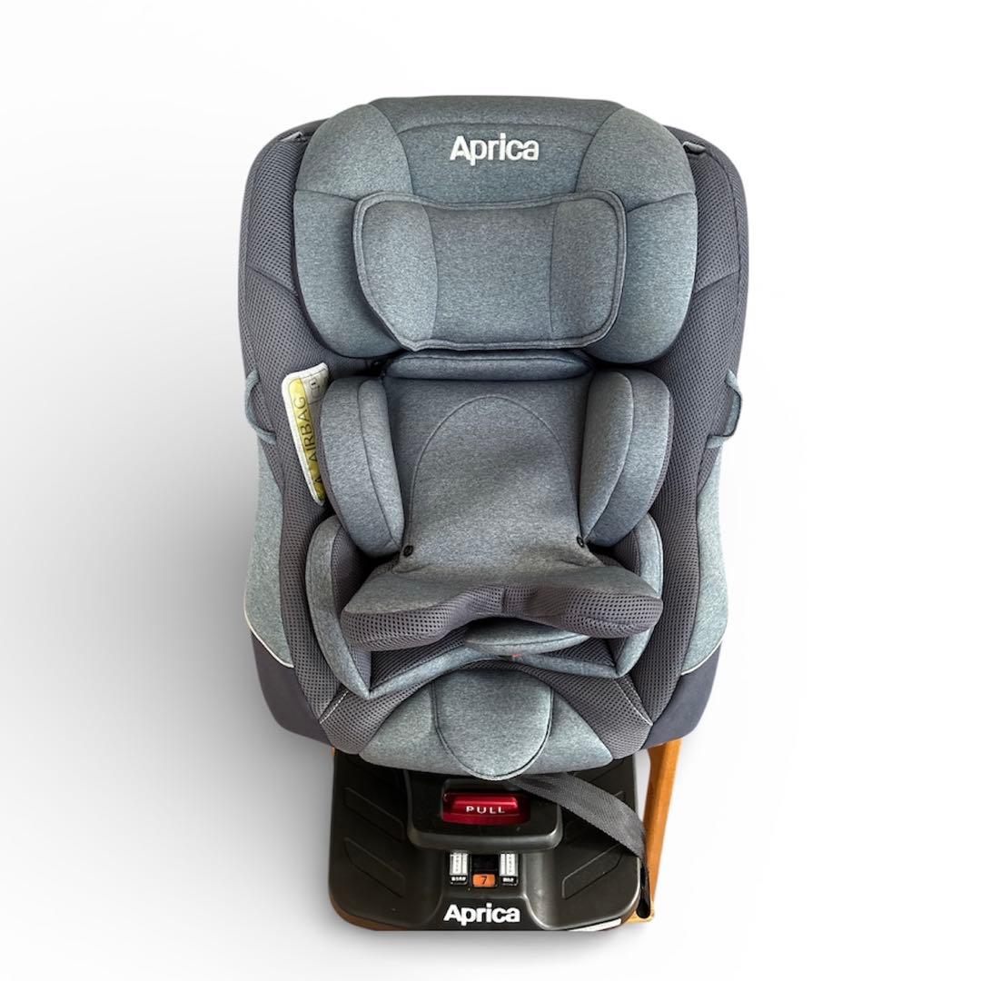 美品✨Aprica クルリラAD チャイルドシート ISOFIX ネイビー