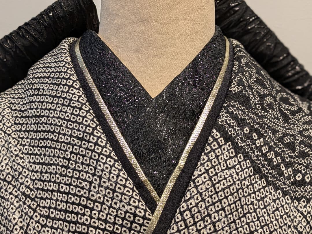 のん様 総絞り 振袖フルセット 身丈162裄67.5 黒 成人式 逸品