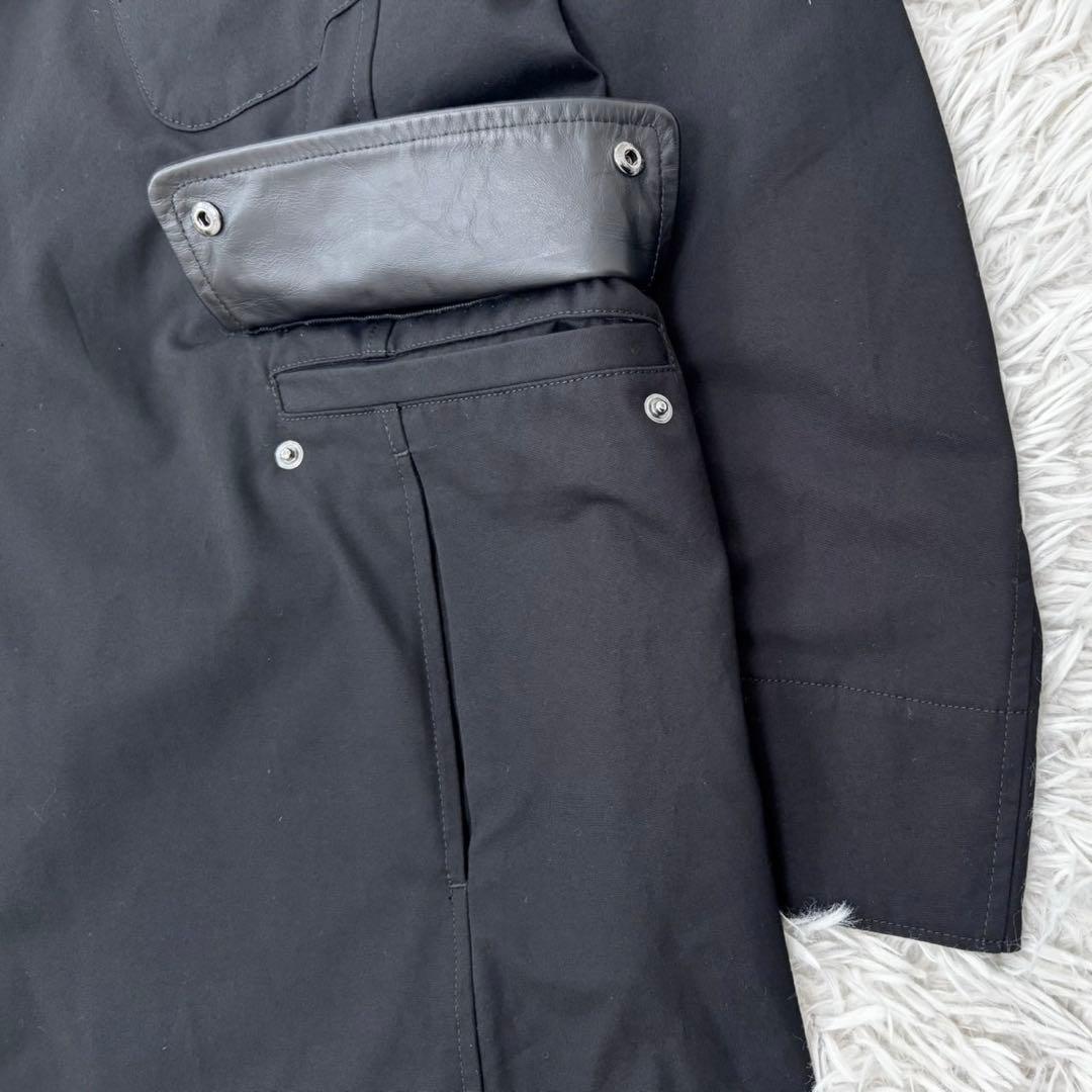 新品未使用 junhashimoto マグボタン タイロッケンコート 黒 2