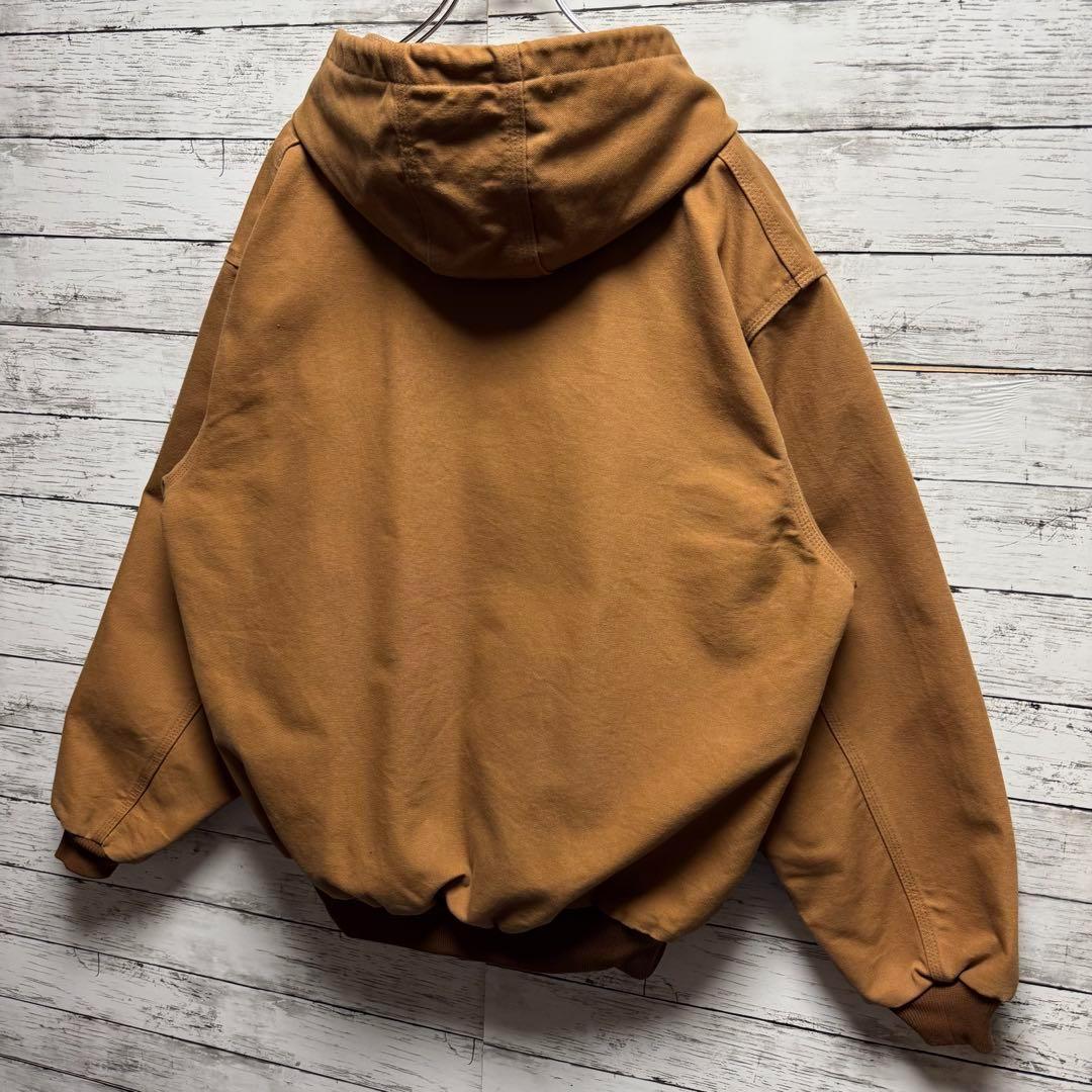 545【希少なXL】カーハート　ダック地　人気モデル　アクティブジャケット