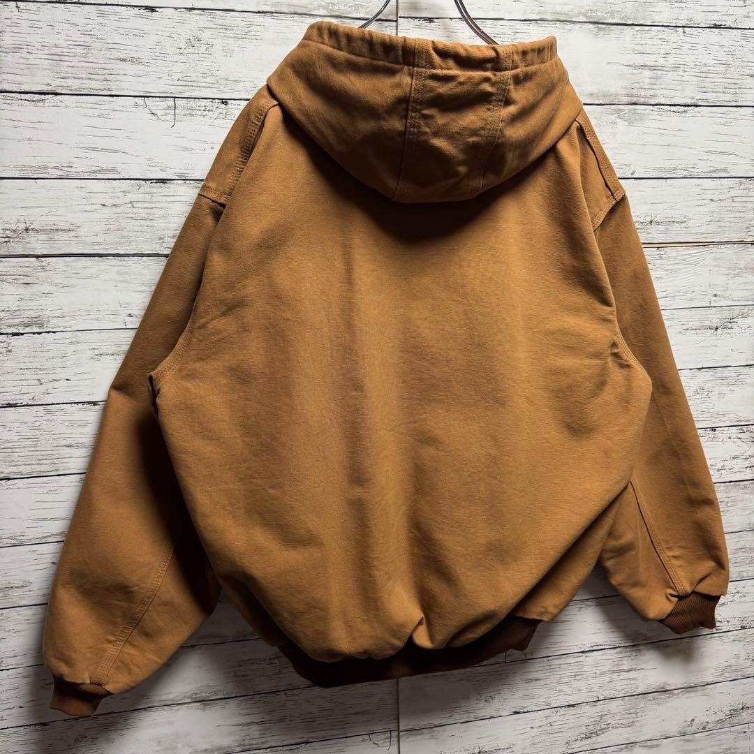 545【希少なXL】カーハート　ダック地　人気モデル　アクティブジャケット