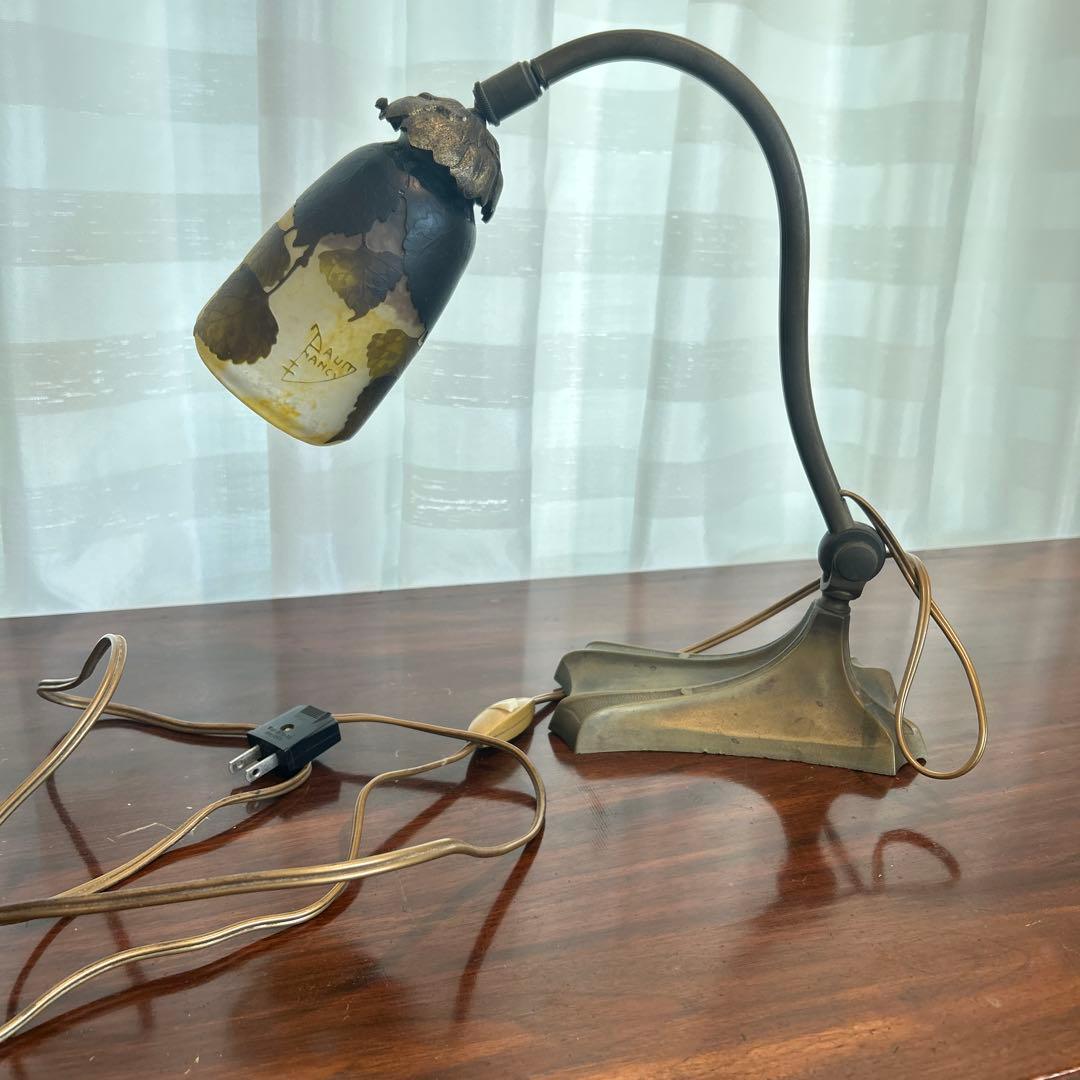 ドーム ナンシー 枯葉文 スタンドランプ