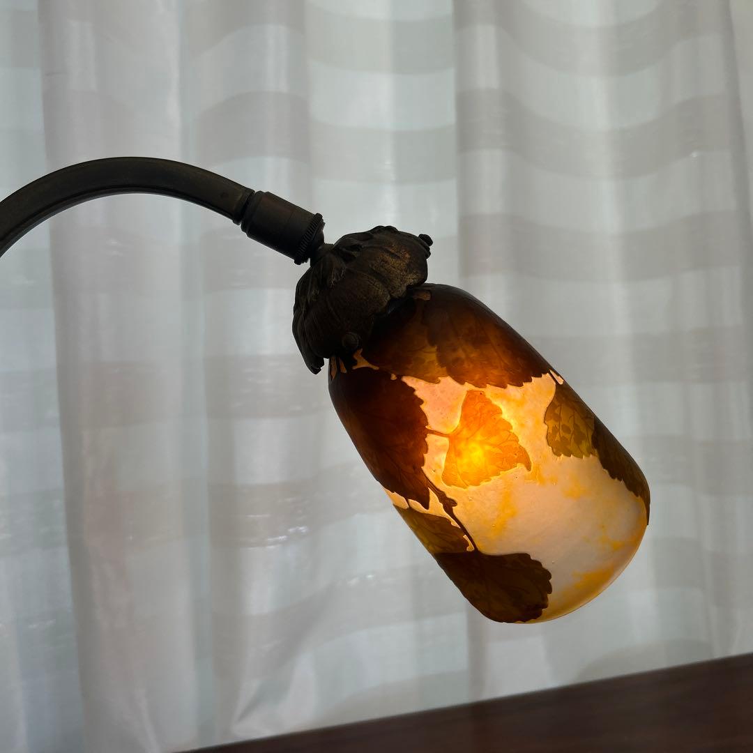 ドーム ナンシー 枯葉文 スタンドランプ