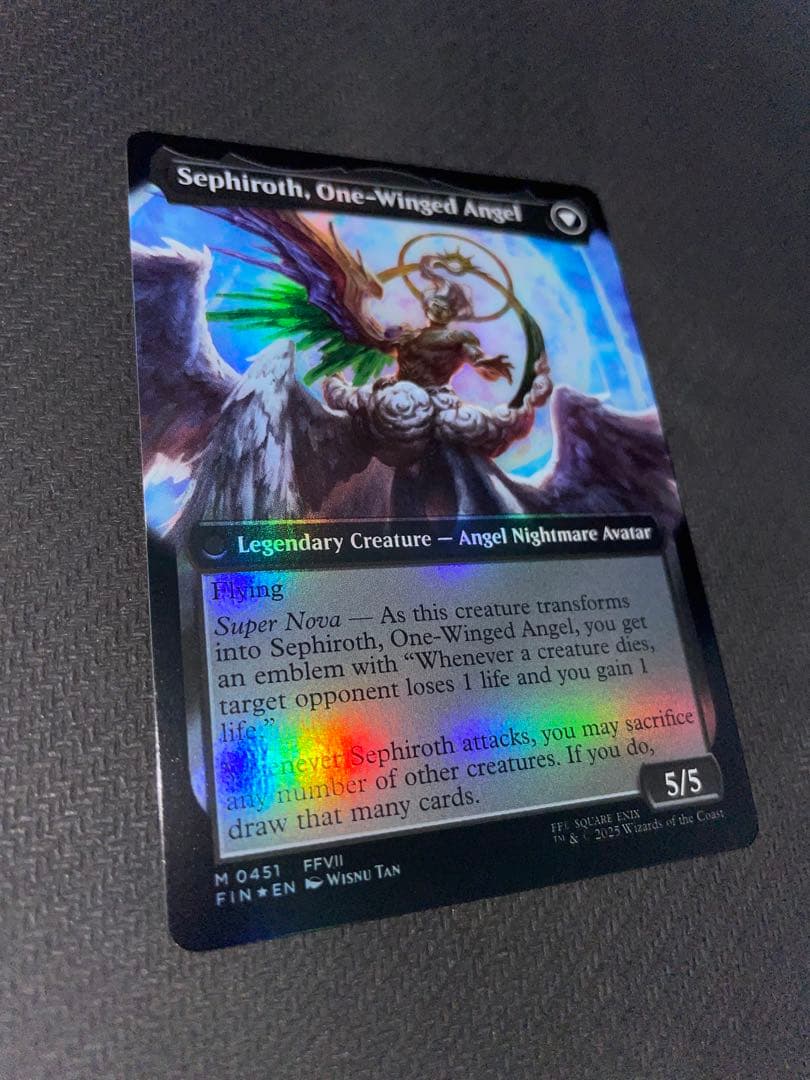 FF MTG Bundle英語版拡張アートFoil威名のソルジャー、セフィロス