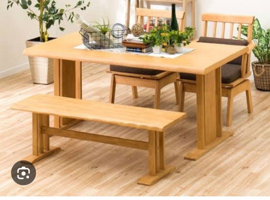 木製ダイニングテーブルセット