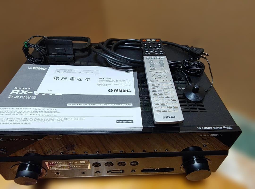【YAMAHA】RX-V773 AVレシーバー【美品】