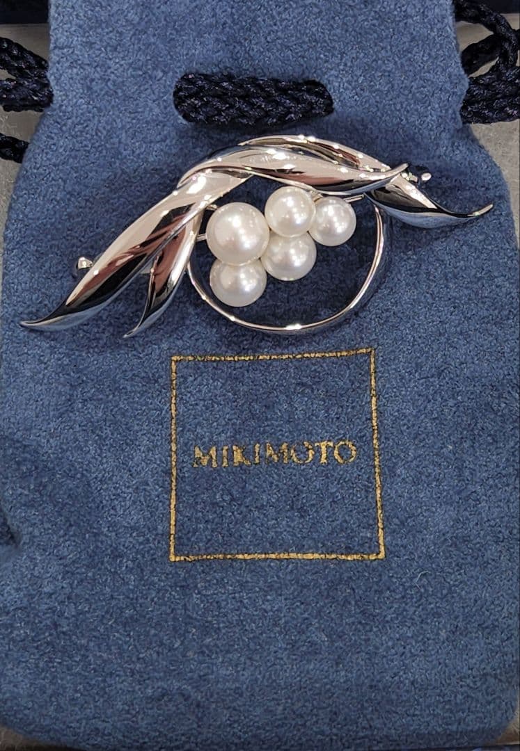 MIKIMOTO ミキモト パール ブローチ コサージュ