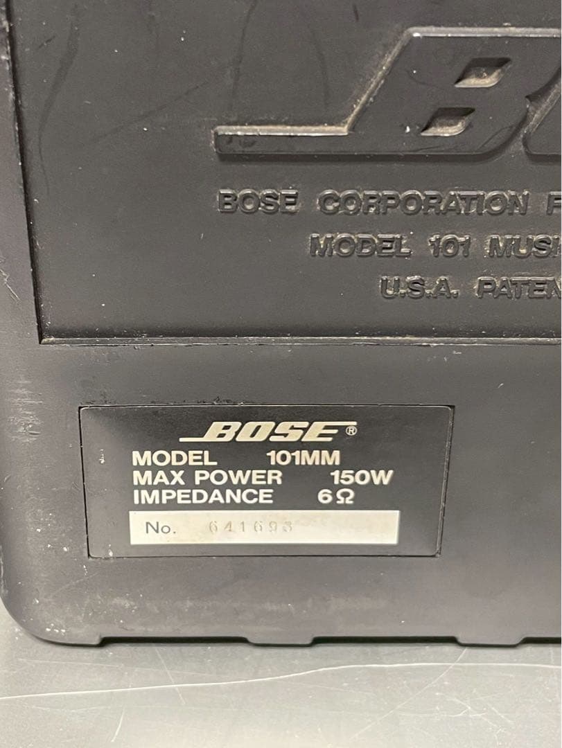 BOSE 101MM スピーカー ペア ボーズ 6Ω 150W ブラック