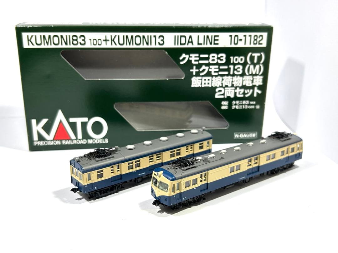 KATO 飯田線貨物電車2両セット クモニ83 100 T+ クモニ13 M