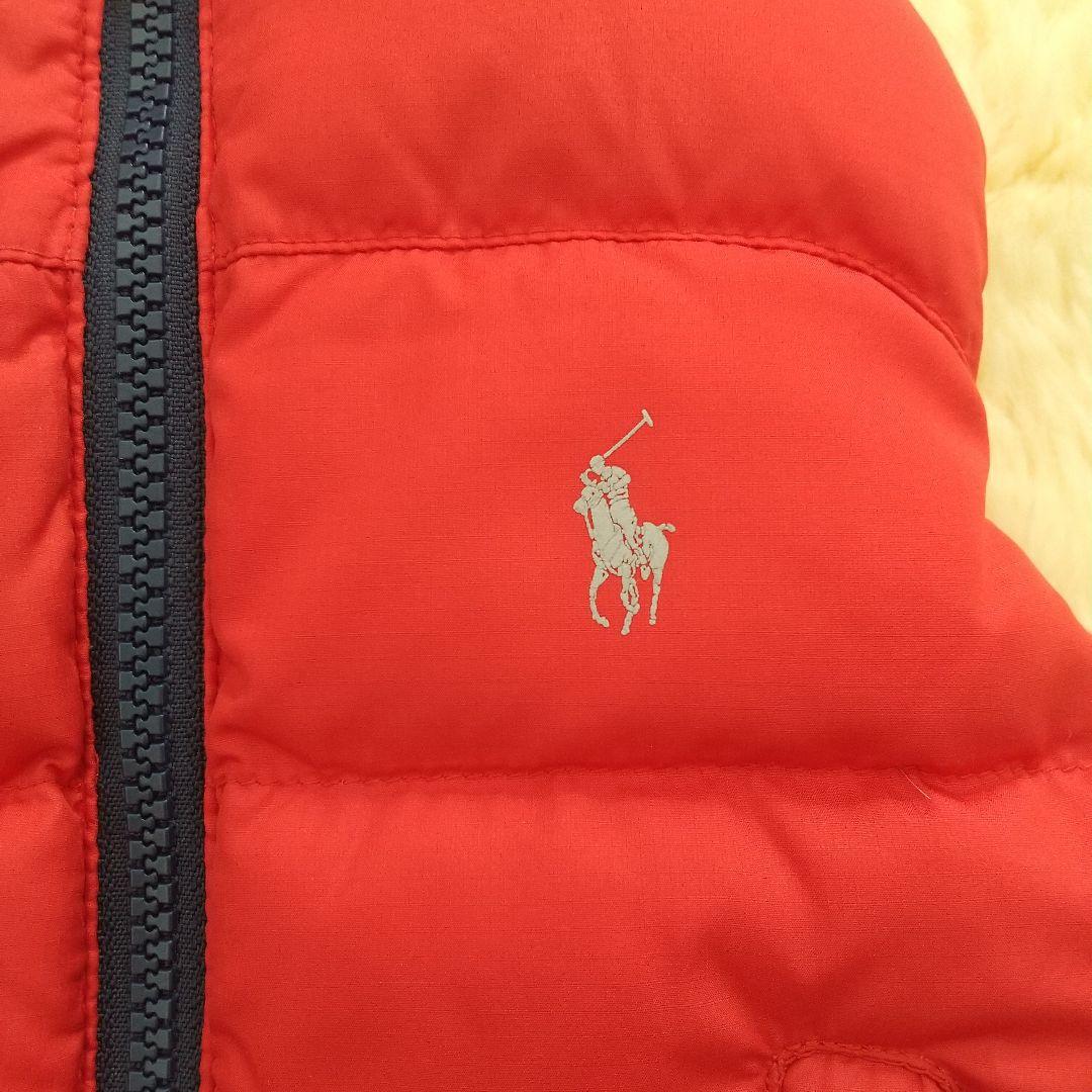 新品タグ付き☆ ラルフ・ローレン ダウンベスト 赤×ネイビー リバーシブル