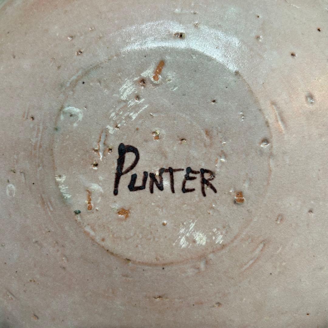 スペイン ドミンゴプンター 小皿 約19cm PUNTER スタンド付き