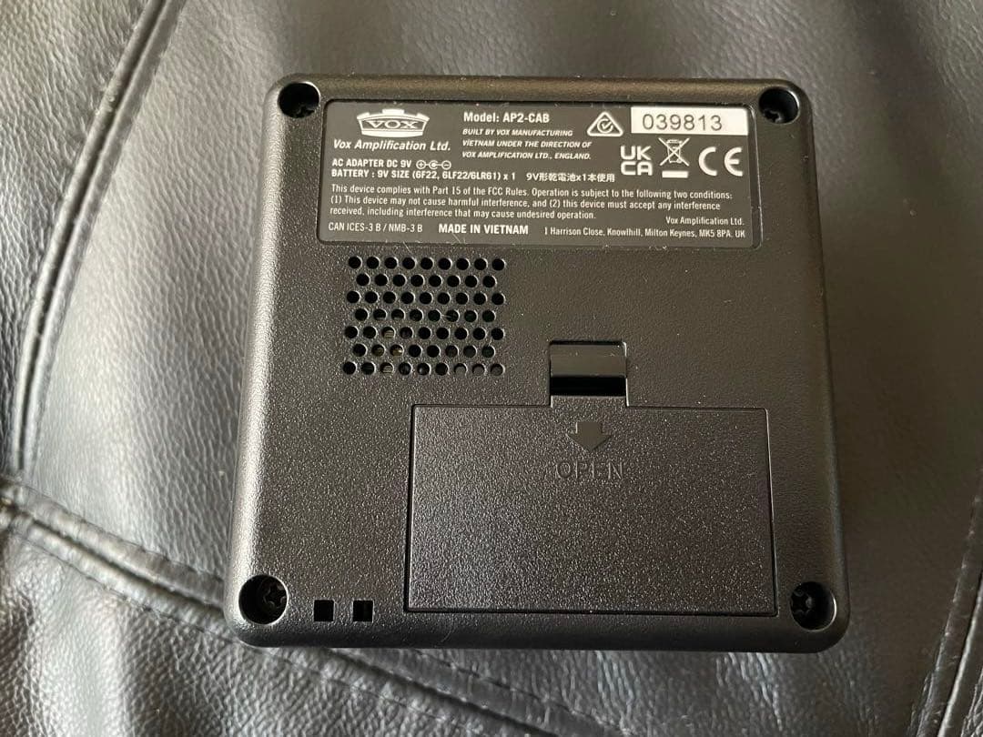 VOXベースヘッドホンアンプamPlug2 Cabinet AP2-CABセット