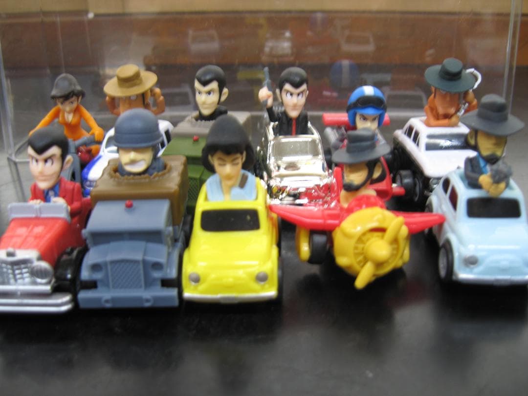 ルパン三世 シリーズ　チョロＱセット　　プルバックミニカー
