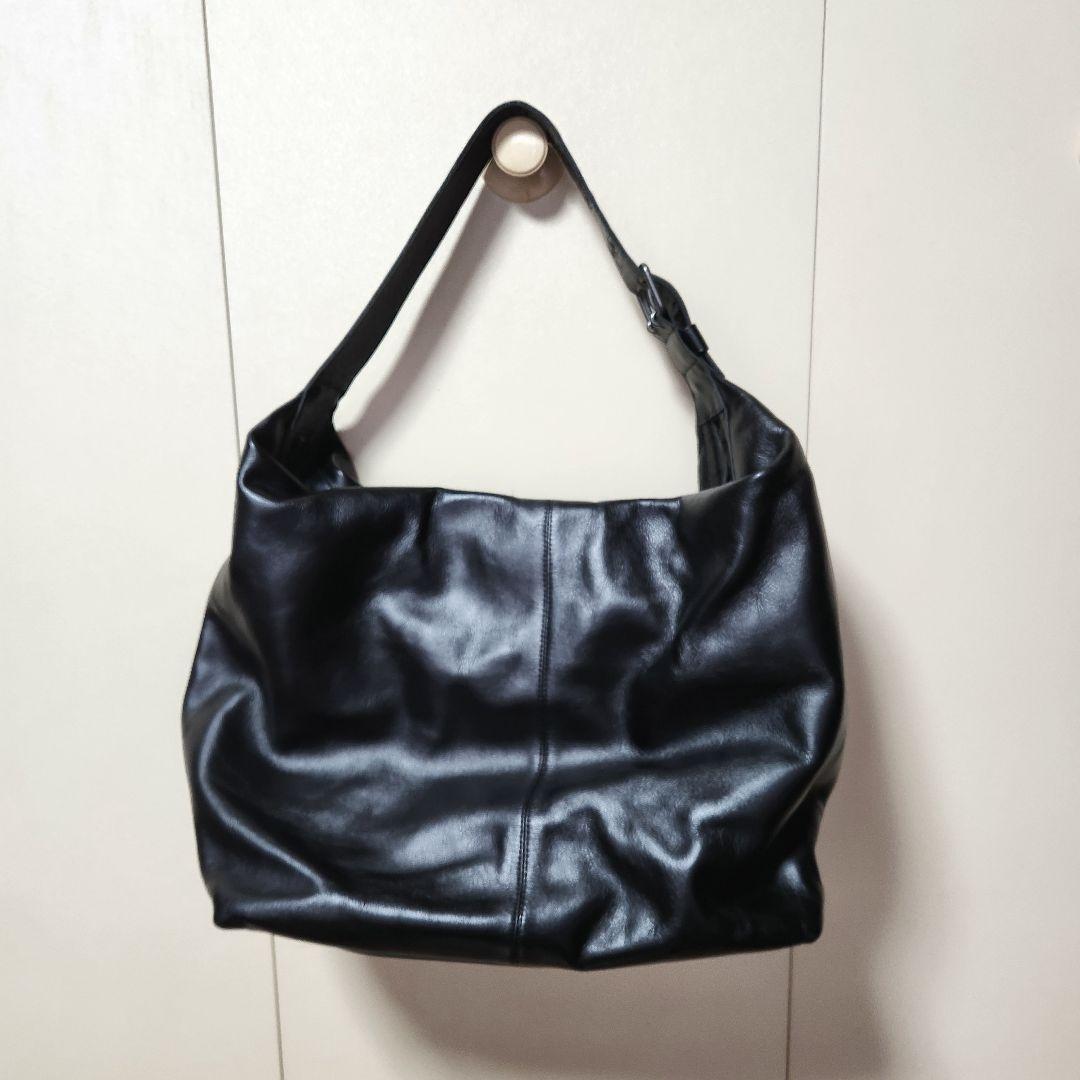 ヨーガンレール　ショルダーバック　レザー　黒