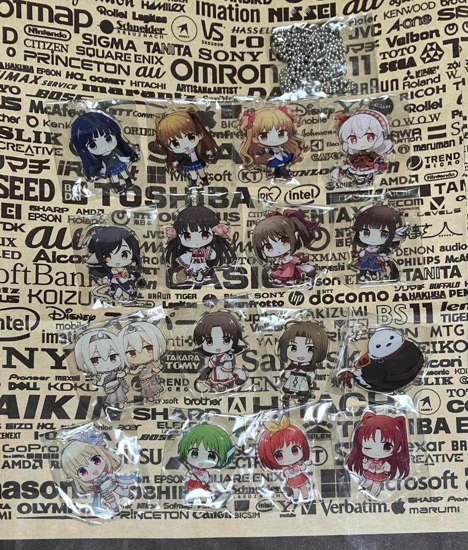 全16種セット 「AQUAPLUS トレーディング ミニアクリルキーホルダー」