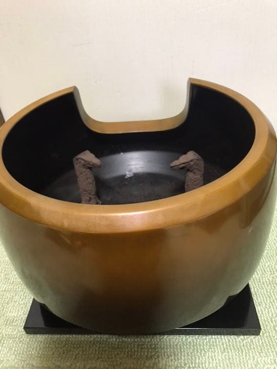 茶道具 風炉　面取　都色