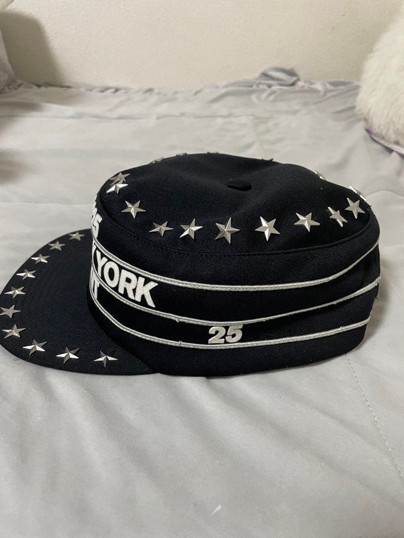 帽子 Supreme Stars Studded Pillbox Hat BLK