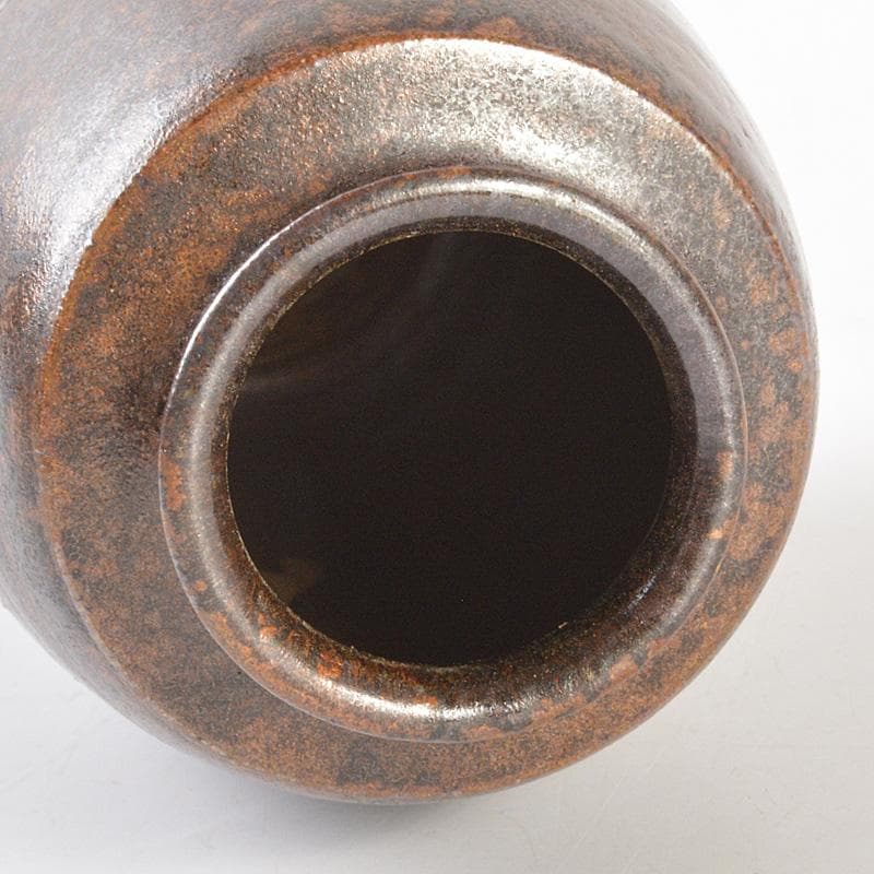 茶道具　備前焼　肩衝茶入　仕覆・箱付　V　6671