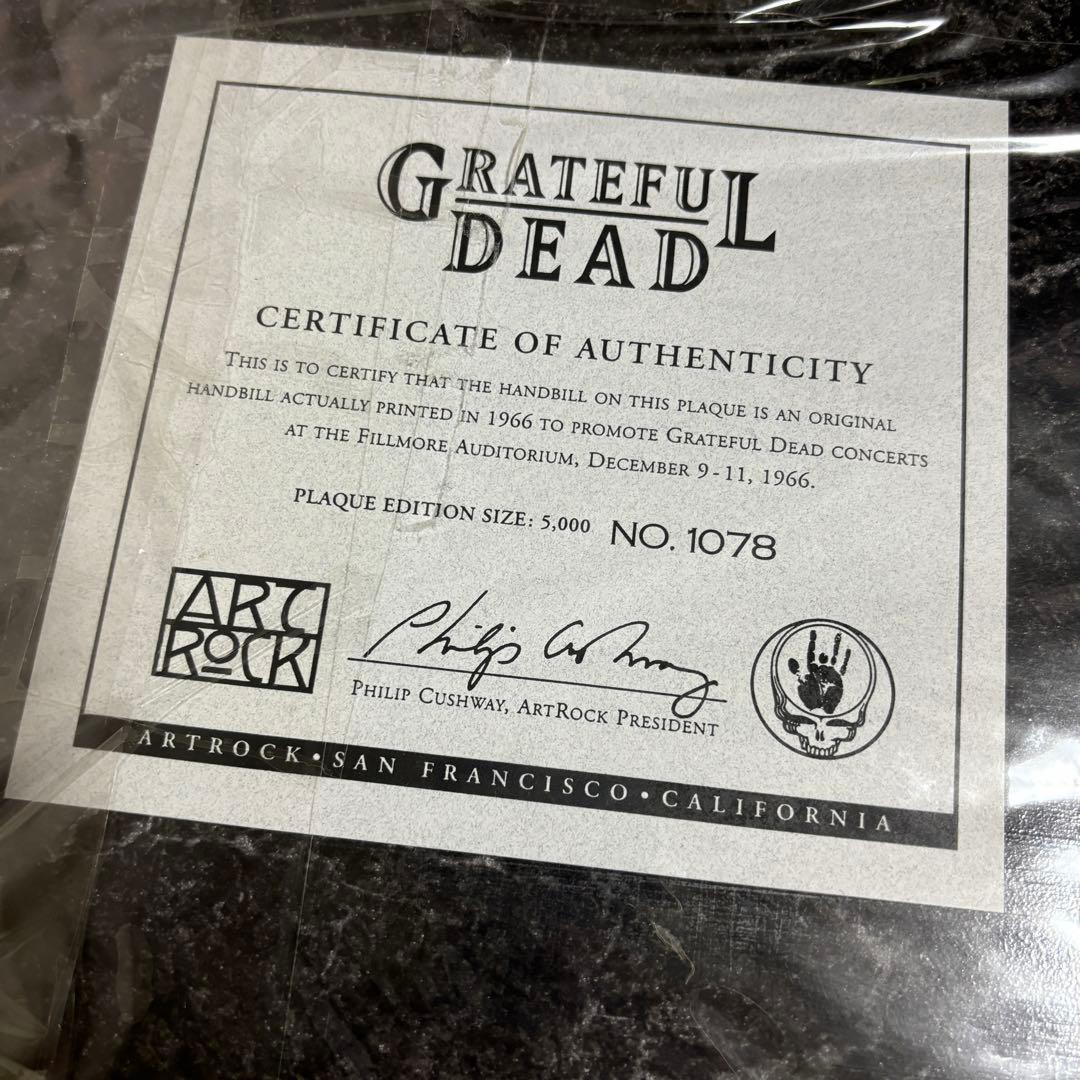 Grateful Dead Handbill ヴィンテージ ポストカード