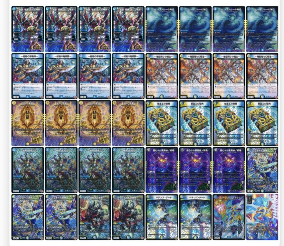 デュエマ CSベスト8 スチームナイト神帝 デッキ