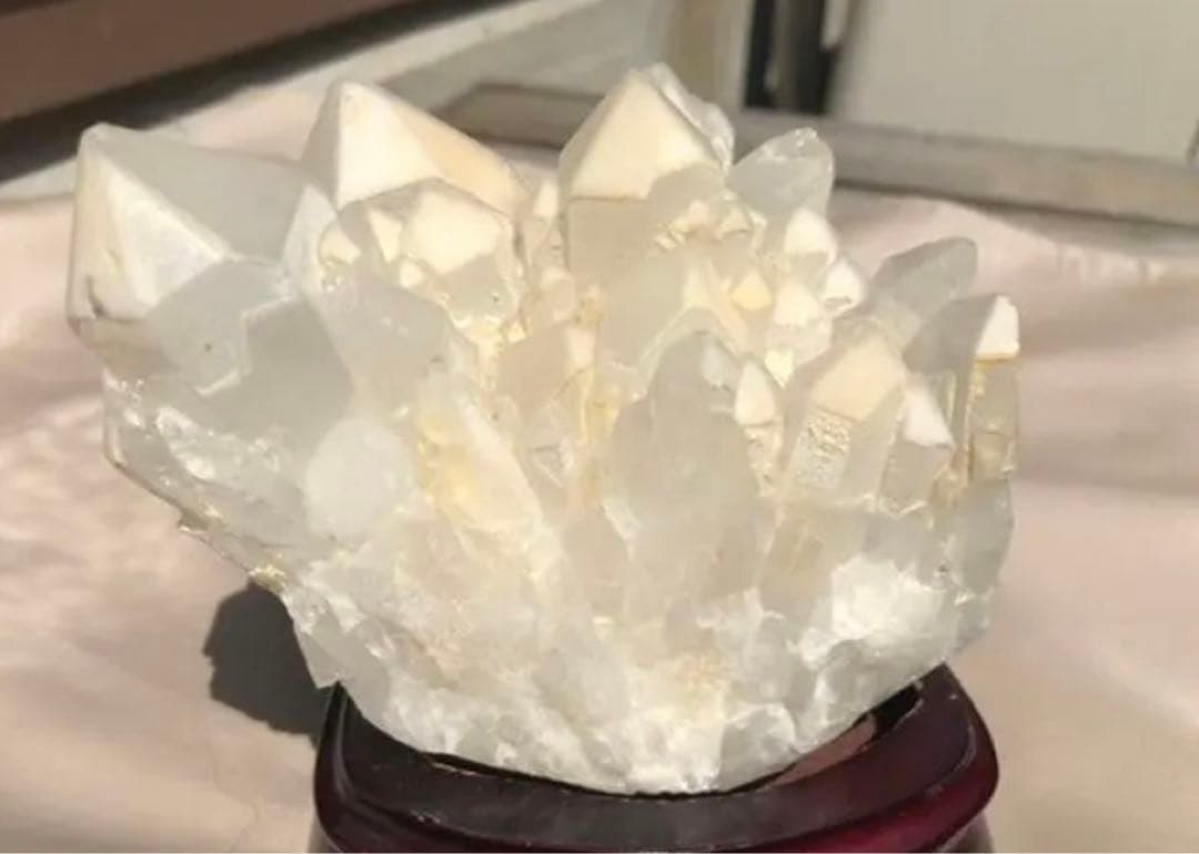 ミルキークォーツ✩クラスター 特大 水晶 1kg越え