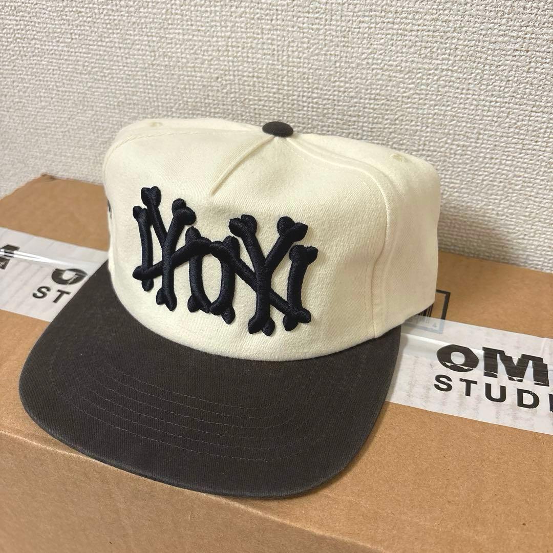 【日本未発売】oMA NY NY BONES HAT 新品