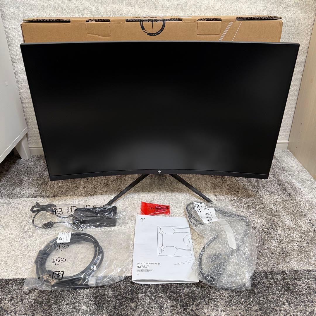 KTC 27インチ(WQHD) H27S17 湾曲ゲーミングモニター