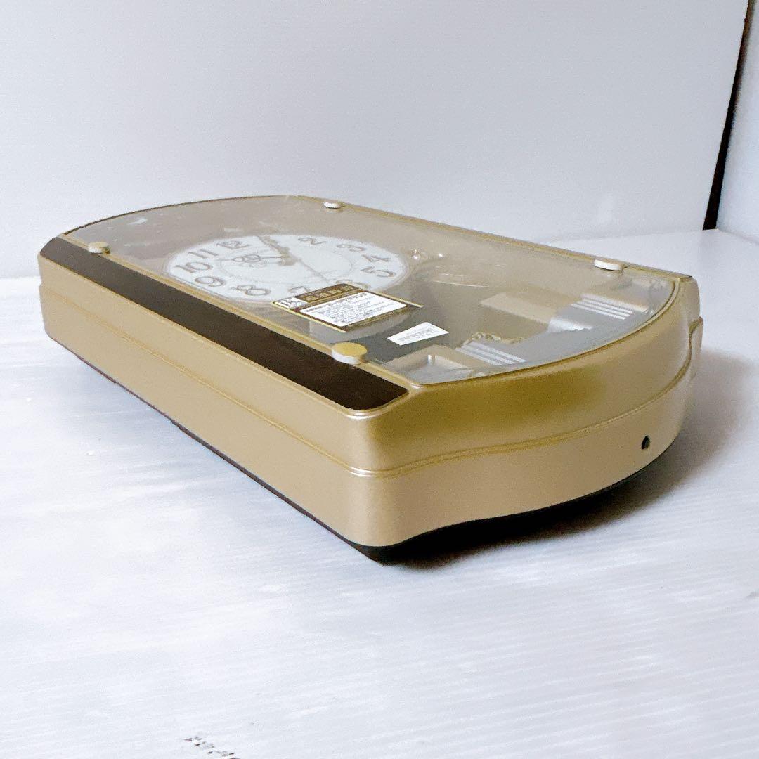 CITIZENシチズンパルミューズ4MN463-A　掛時計からくり時計　電波時計