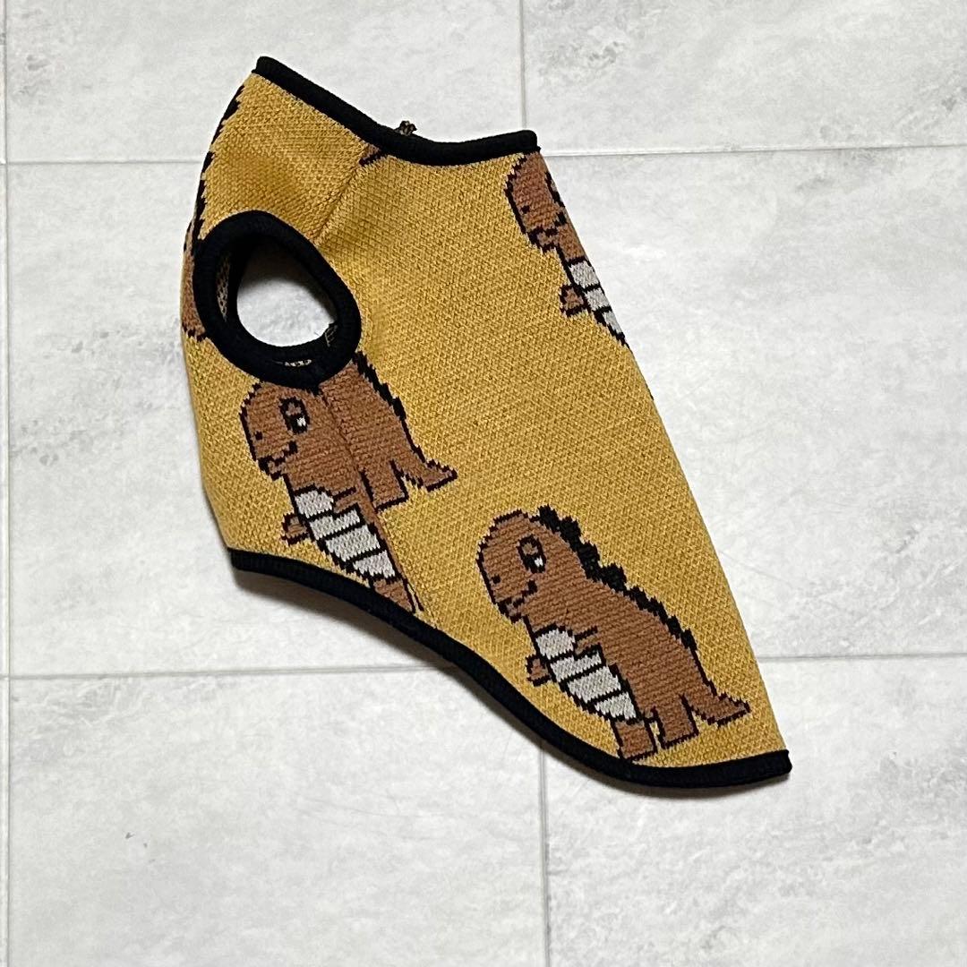 犬服ハンドメイド　ジャガードニット細リブタンク　４号