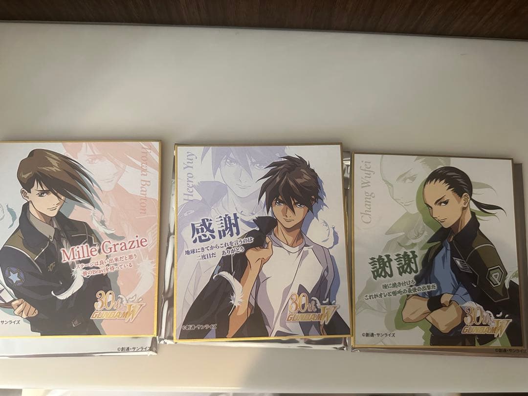 新機動戦記ガンダムW Endless Waltz特別篇 特典 色紙 全3種コンプ