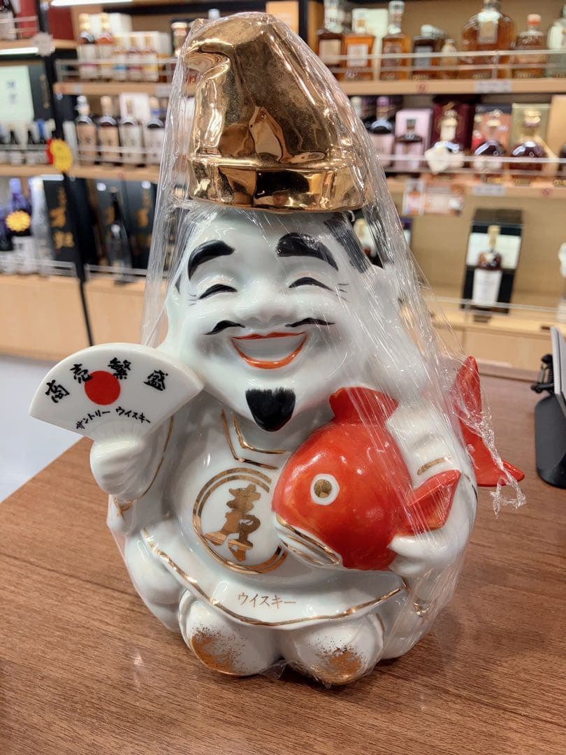 サントリー 山崎 ピュアモルト えびす型ボトル 未開栓