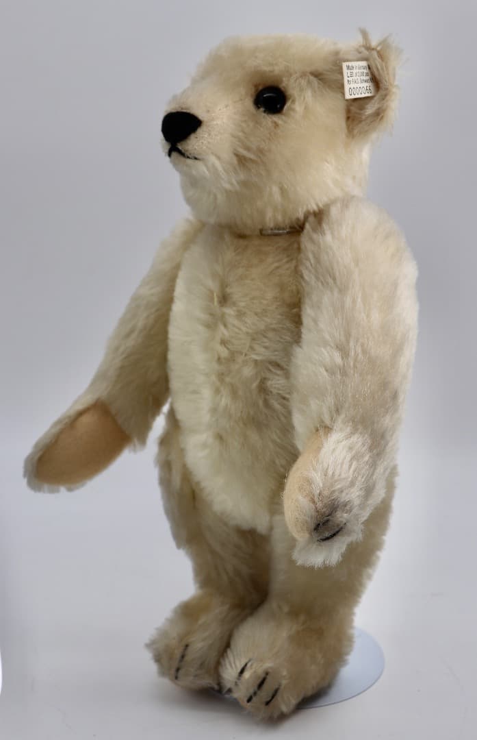 STEIFFF 1909 WHITE TEDDY BEAR レプリカ 約33cm